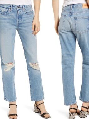 Edwin NWT High Waist Cai Button Fly Non Stretch Straight Jeans Women’s 30